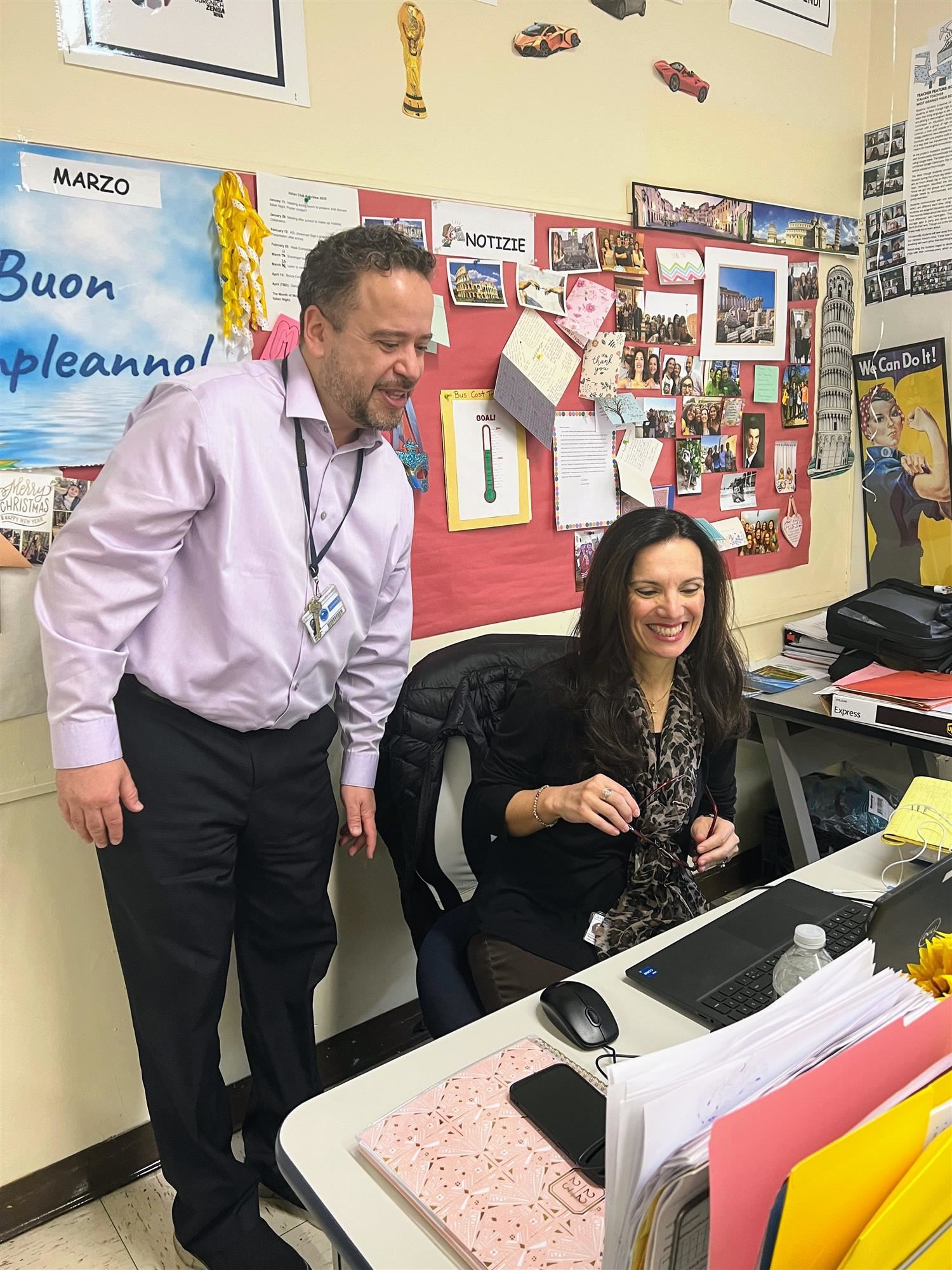 West Orange High School Italian Students “Parlano del cibo” with